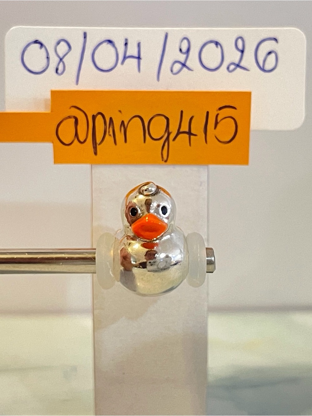 Pandora Rubber Duck charm